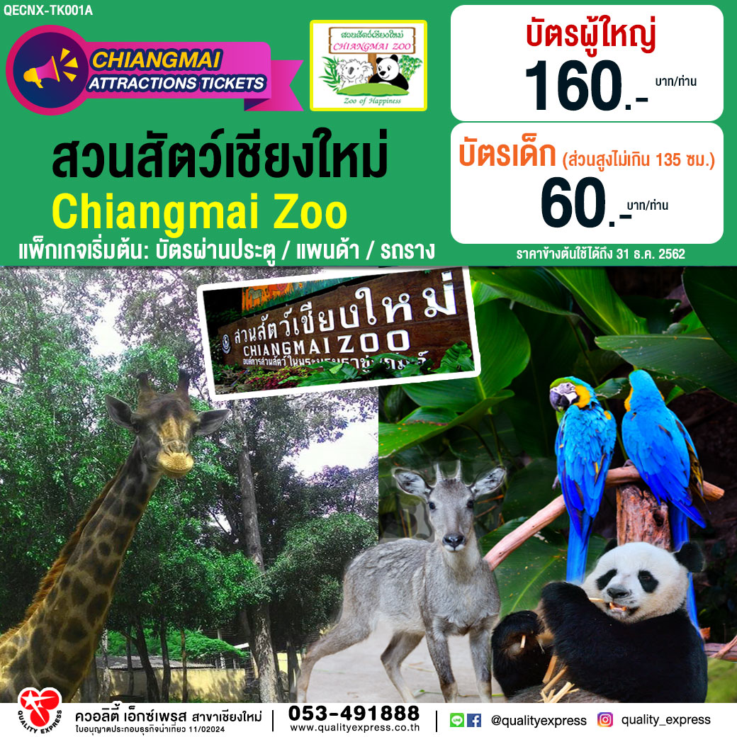  สวนสัตว์เชียงใหม่ CHIANGMAI ZOO 